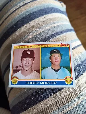 Bobby Murcer 1983 Topps Super Veteran New York Yankees #783 Free Shipping  • $0.99