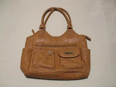 MultiSac Brown Faux Leather Women's Purse With Multi-Pockets & Soft Liner (CR) • $14.95