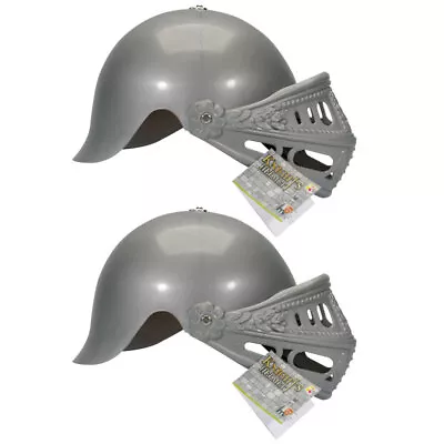 2x Role Play Knight Helmet Battle Costume 3y+ Armor Props Children/Toddler 20cm • $29