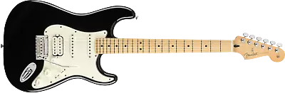 Fender Player Stratocaster Electric Guitar HSS Maple Fingerboard Black - MIM  • $829.99