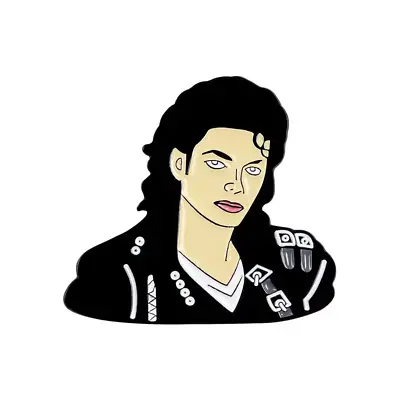 Michael Jackson Enamel Hat / Lapel Pin Back Pin • $14.95