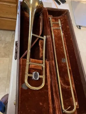 Vintage Olds Ambassador Trombone. Orig. Case. Conn 12C Mouthpiece • $59.90