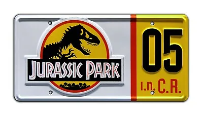 Jurassic Park | Ford Explorer | #05 | Metal Stamped Replica Prop License Plate • $28.66