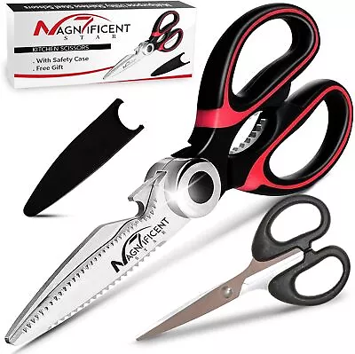 Magnificent Kitchen Scissor Heavy Duty Scissors For Kitchen Use Shears For Meat • £7.45