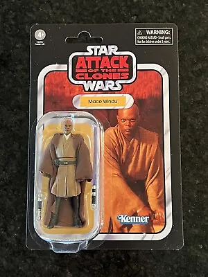 Star Wars The Vintage Collection Mace Windu - VC35 - AOTC - C9+ DEAD MINT! • $19.99