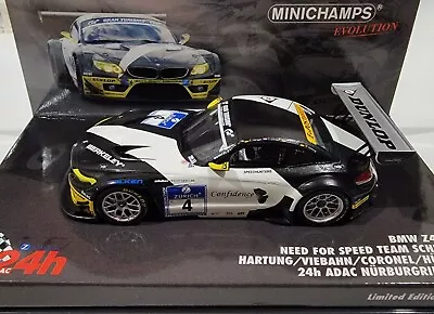 1/43 Minichamps BMW Z4 GT3 - 24h Nurburgring 2011 Team Schubert #4 • $45