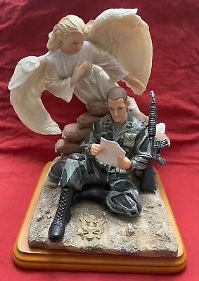 Rare 2002 Vanmark Angel & American Heroes Soldier  LETTER FROM HOME  Figurine 8  • $59.99