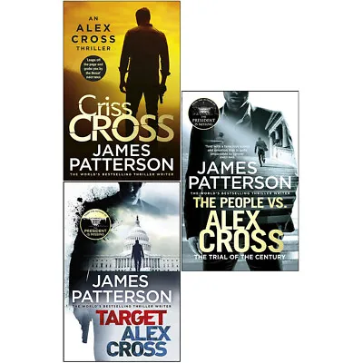 Alex Cross Series By James Patterson 3 Books Collection Set Paperback NEW  • $48.38