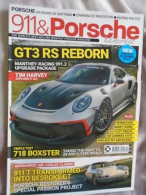 911 & Porsche World Apr 2022 No 333 Manthey 911 GT3 RS 718 Boxster 911T • £6