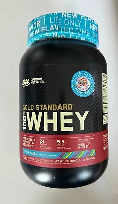 Optimum Nutrition Gold Standard 100% Whey Protein Powder Fruity Cereal 2 Lb • $35.60