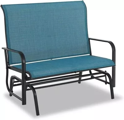 Patio Glider Rocking Chair Loveseat For 2 Person Swing Chair  Outdoor Furniture • $114.99