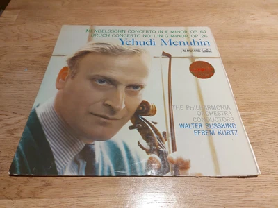 £9.99 • Buy ASD 334 ED1 Menuhin Mendelssohn Bruch Violin Concertos EMI Stereo 1st W/G