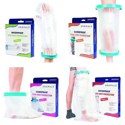 £16.99 • Buy Waterproof Cast Protector Bandage Dressing Bathing Washing Cover Knee Hand Leg