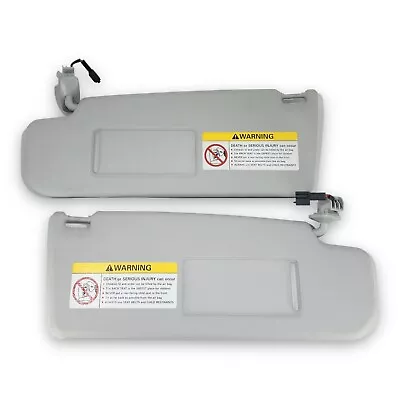 1999-2004 Volkswagen Jetta Driver & Passenger Sun Visor Pair Set Gray • $65.66