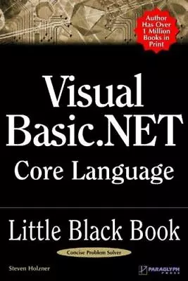 Visual Basic .Net Core Language By Holzner Steve • $4.99