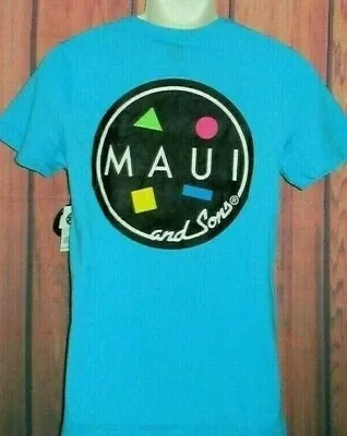 Mens Maui And Sons Blue T-shirt Size L • $19.90