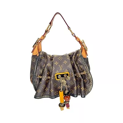 Louis Vuitton Limited Edition Monogram Kalahari PM Hobo Bag • $2100