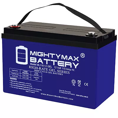 Mighty Max 12V 110AH GEL Battery Compatible With Xantrex XW4548 - 240 60 • $249.99
