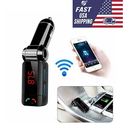 LED Display Charger Adapter Bluetooth Music Play Wireless Adapter Car Kit USB • $16.11