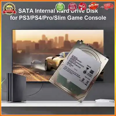 $35.08 • Buy For PS3/PS4/Pro/Slim Game Console SATA Internal Hard Drive Disk (500GB) #