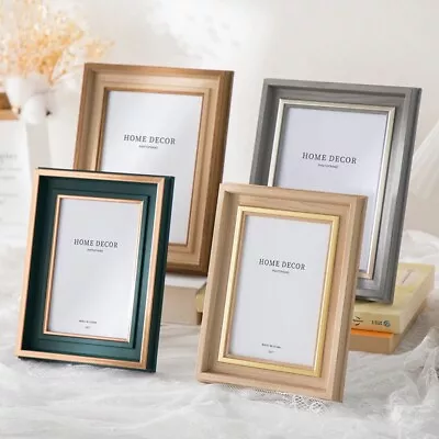 Au New Simple Beauty Light Luxury Modern Literary Picture Frame 3 Colors 6 Sizes • $22.45