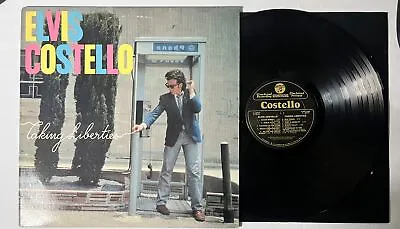 Elvis Costello Taking Liberties LP Comp RE 1980 Reissue NM Or M- *CLEANED • $28.50