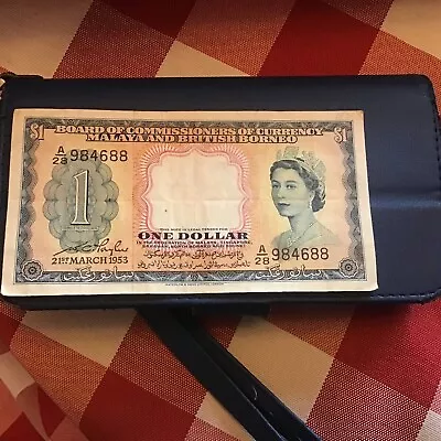£20 • Buy Malaya And British Borneo £1 Note 1953 Good Condition