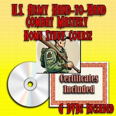 Home Study Course - U.S. Army Hand-to-Hand Combat Mastery (DVDs + Certificates) • $299.95