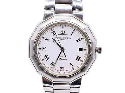 Baume & Mercier Riviera 36mm Quartz Stainless Steel Watch MV045163 • $299.99
