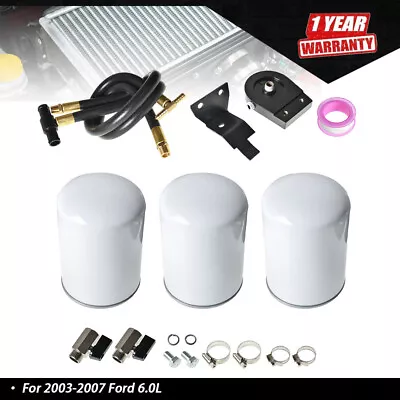 Coolant Filtration Filter Kit W/ 3 Filter For 03-07 Ford 6.0L Powerstroke Diesel • $46.09