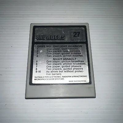 Hanimex Console Game Invaders Cartridge Working  • $39.99