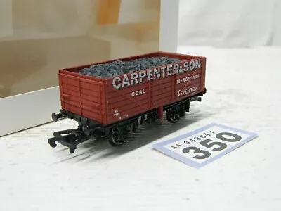 Dapol 00 Gauge 7 Plank Open Wagon & Load Carpenter & Son Coal Merchant Item B550 • £13