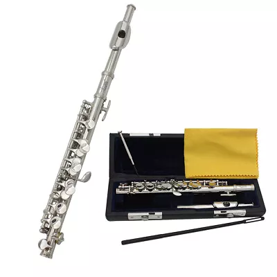 Piccolo Ottavino Silver Plated C Key Cupronickel With Padded Case & Accessories • $61.09