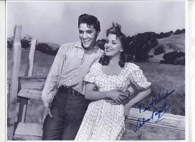 ELVIS PRESLEY Loving You  DEBRA PAGET Signed AUTOGRAPH 668 • $3.99