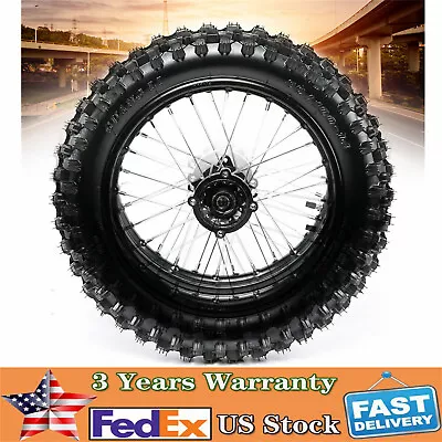 14  Rear Wheel Rim 90/100-14 Tire Assembly For 125cc Dirt Pit Bike Apollo Taotao • $84.55