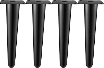 8 Inch Metal Furniture Legs Set Of 4 Mid Century Modern Iron Straight Tapere... • $32.99