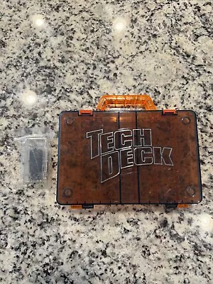 Tech Deck Vintage Carry Case Rare Orange / Gray Color Good Condition • $34.99