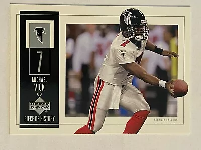 2002 Upper Deck #5 Michael Vick Atlanta Falcons Piece Of History • $0.99