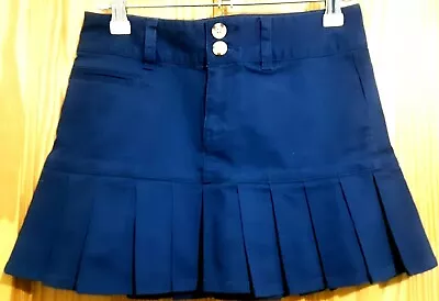 £12 • Buy RALPH LAUREN Classic Polo Chino Pleated Short Skirt To Fit UK 6 Or Girl 10yrs. 