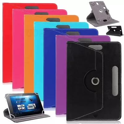 Rotating PU Leather Case For 10  10.1  Universal Android Tablet Shockproof Cover • $11.55