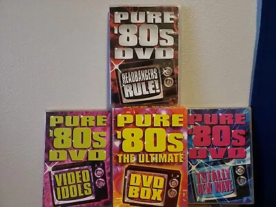 PURE 80's The Ultimate Music Videos DVD Box New Wave Idols Headbangers CIB  • $24.99