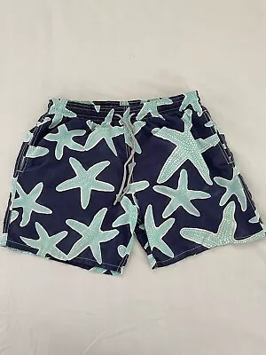 Vilebrequin Men Swimwear Xxl Used Blue Sea Stars Summer Pool Beach Boating • $38