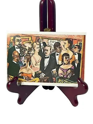 Vintage Max Beckman Paris Society Postcard  • $12