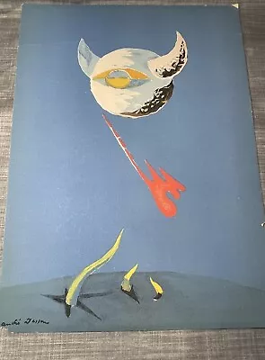 1939 Verve Andre Masson “The Moon” Lithograph  • $99