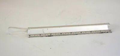 Vintage 8   Acrylic Magnifying Magnifier Measuring Ruler Handle G.P. # 108 • $7.95