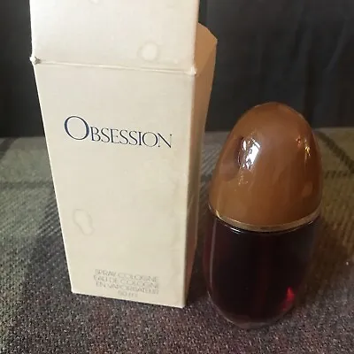 Vintage Late 80s Calvin Klein Obsession EDC Vaporiser  Spray 50ml First Edition • £99