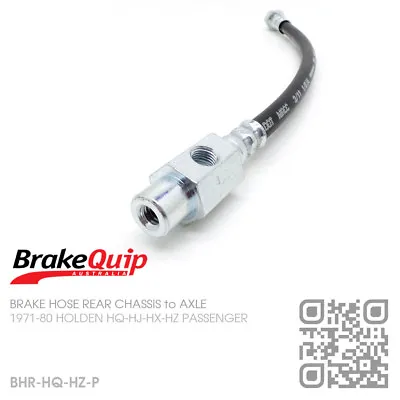 BRAKE HOSE REAR CHASSIS To DIFF [HOLDEN HQ-HJ-HX-HZ SERIES/MONARO/GTS/STATESMAN] • $45