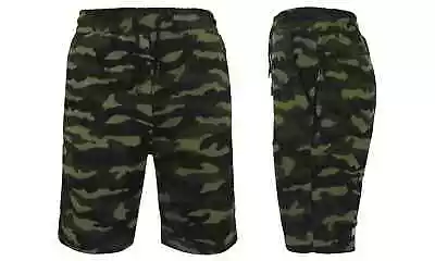 Men's Soft Fleece Jogger Sweat Short W/ Zipper Pockets * Choose Color/Size * NWT • $12.95