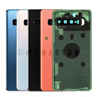 Samsung Galaxy S10/S10 Plus/S10E Rear Back Cover Battery Door Glass Camera Lens • $9.49