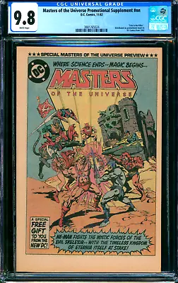 Masters Of The Universe Promotional Supplement DC Comics CGC 9.8 • $249.99